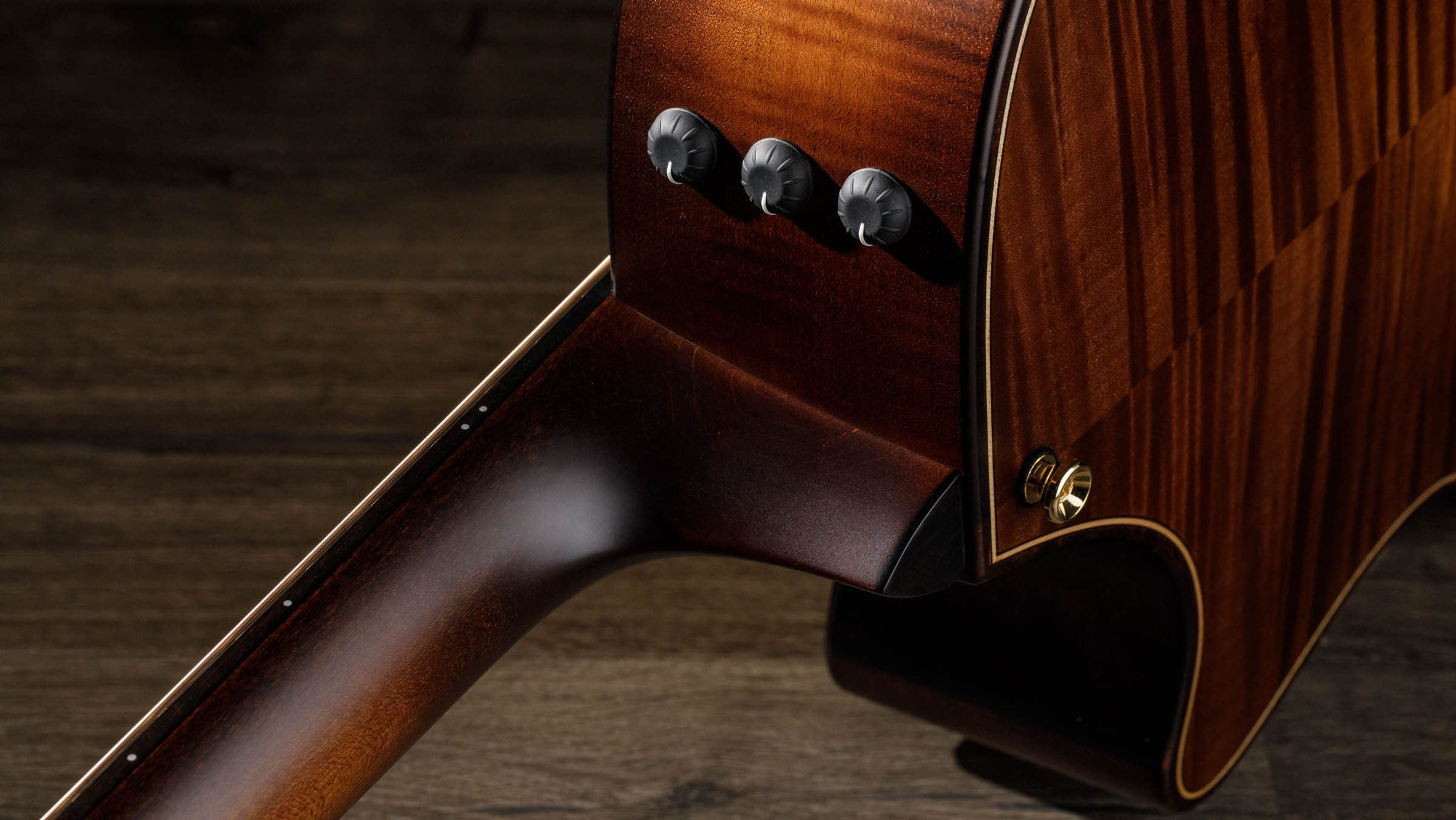 Taylor 614ce Builder's Edition V-class Grand Auditorium Cw Epicea Erable Eb Es2 - Natural Top & Wild Honey Burst - Guitarra folk - Variation 5