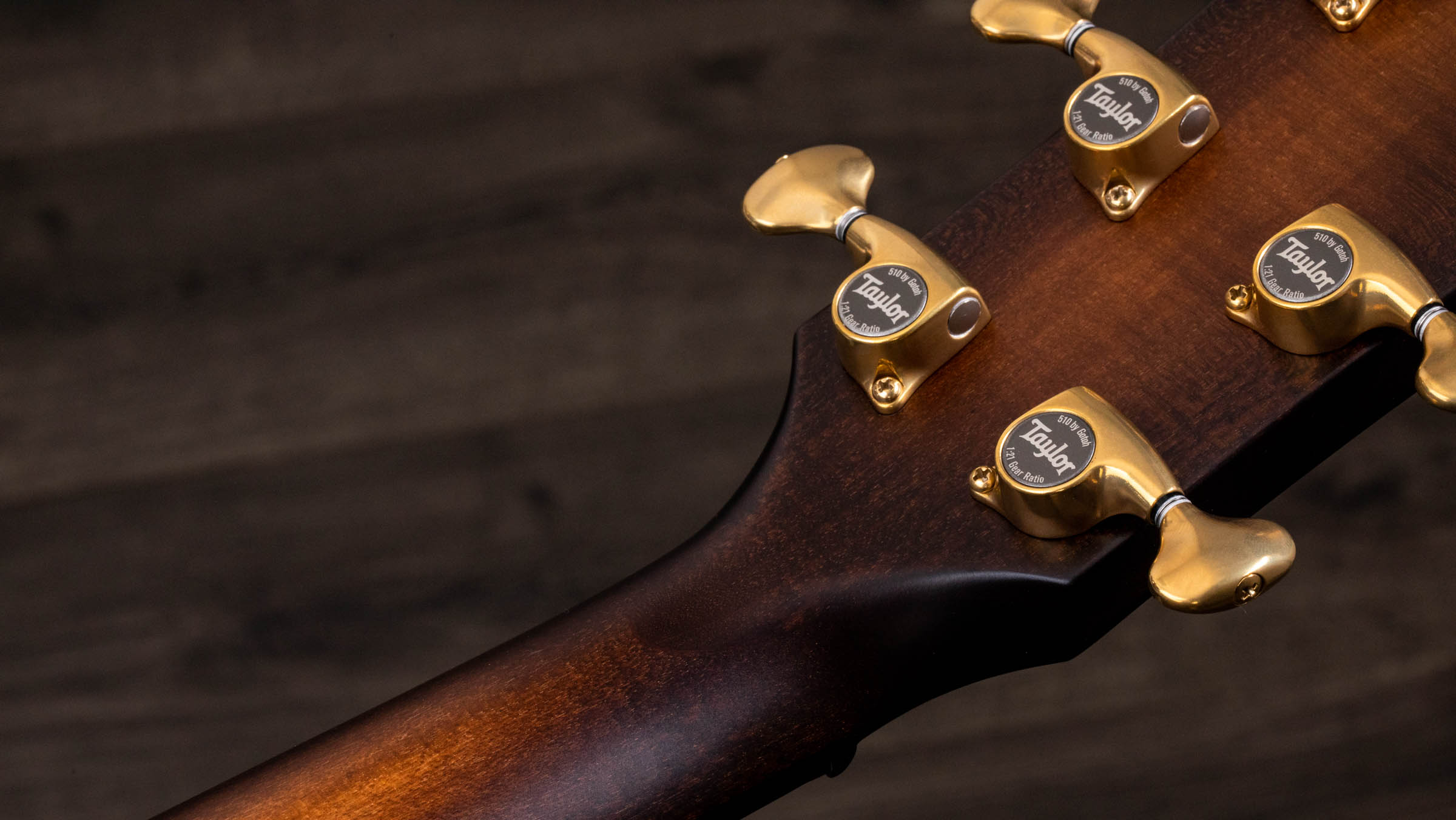 Taylor 614ce Builder's Edition V-class Grand Auditorium Cw Epicea Erable Eb Es2 - Natural Top & Wild Honey Burst - Guitarra folk - Variation 6