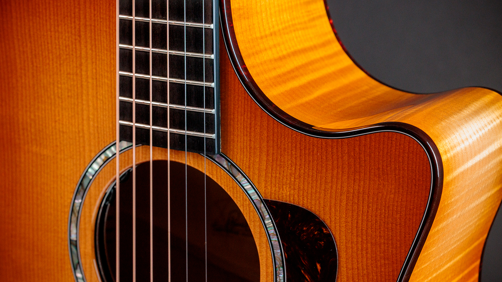 Taylor 614ce Next Gen. Grand Auditorium Cw Epicea Erable Eb Claria - Antique Blonde - Guitarra folk - Variation 3