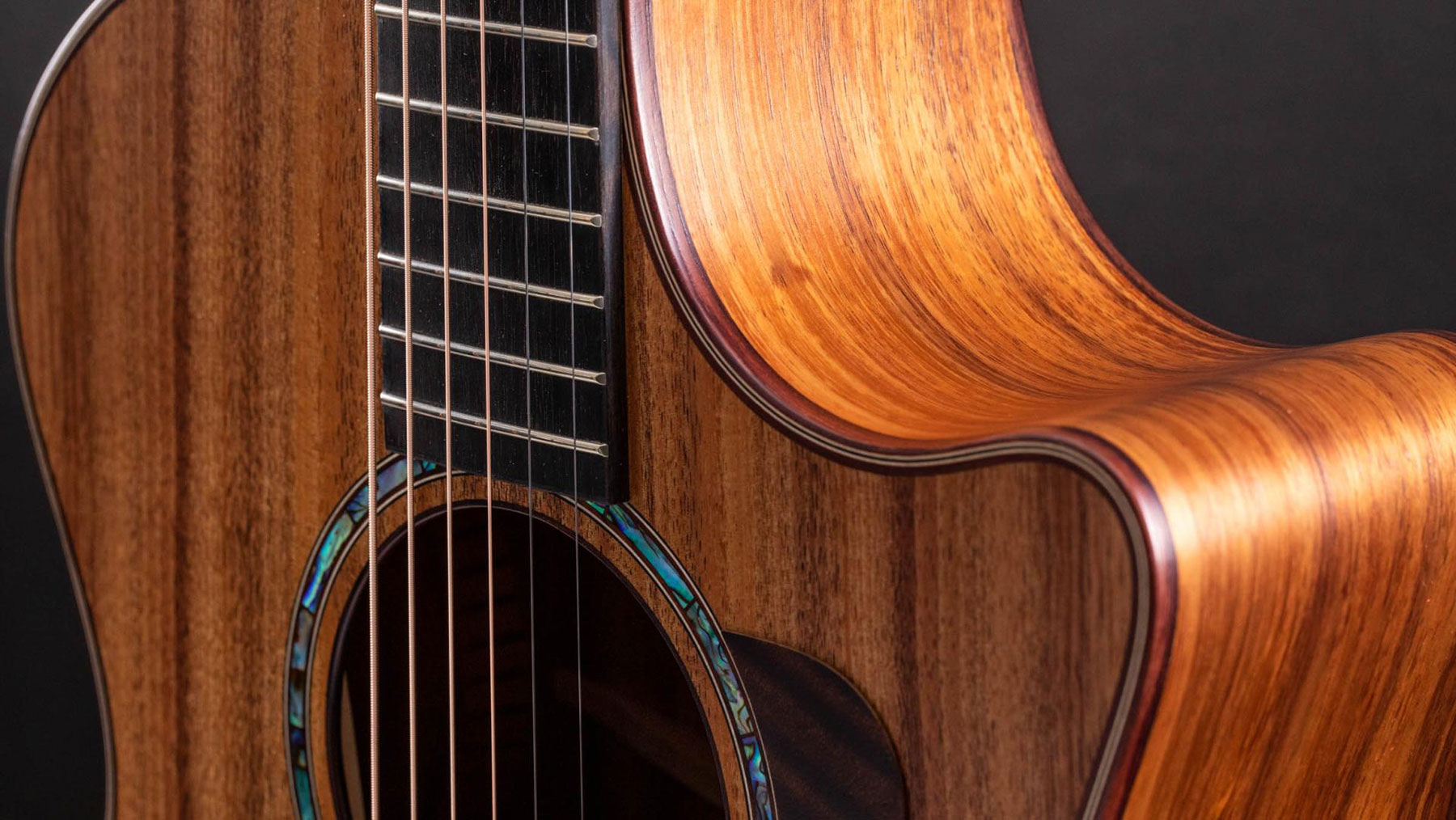 Taylor 724ce Grand Auditorium Cw Tout Koa Eb Es2 - Natural Matte - Guitarra folk - Variation 2