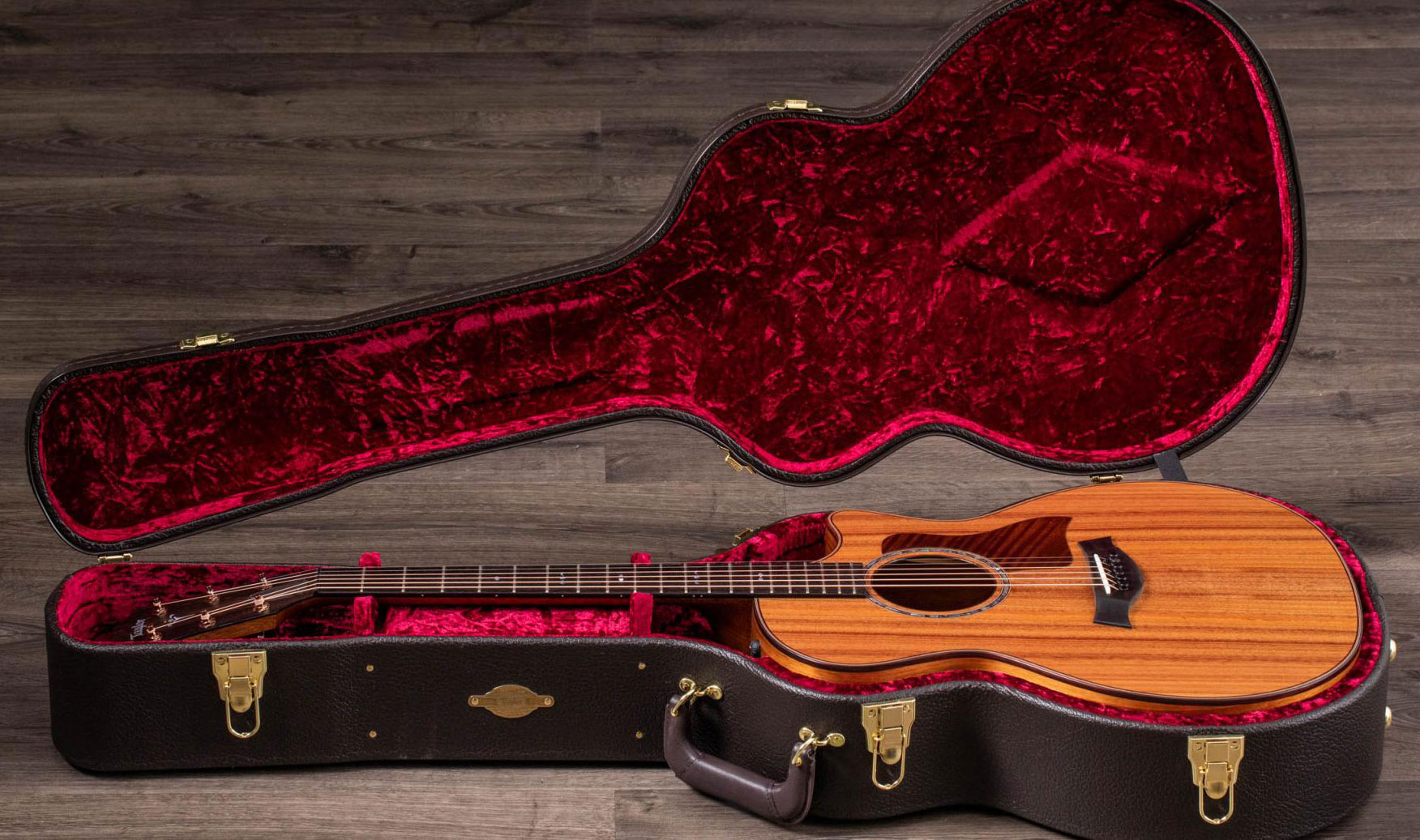 Taylor 724ce Grand Auditorium Cw Tout Koa Eb Es2 - Natural Matte - Guitarra folk - Variation 8