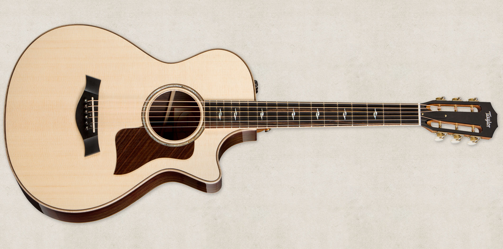 Taylor 812ce 12-fret 2015 Grand Concert Cw Epicea Palissandre Es2 - Natural - Guitarra electro acustica - Variation 2