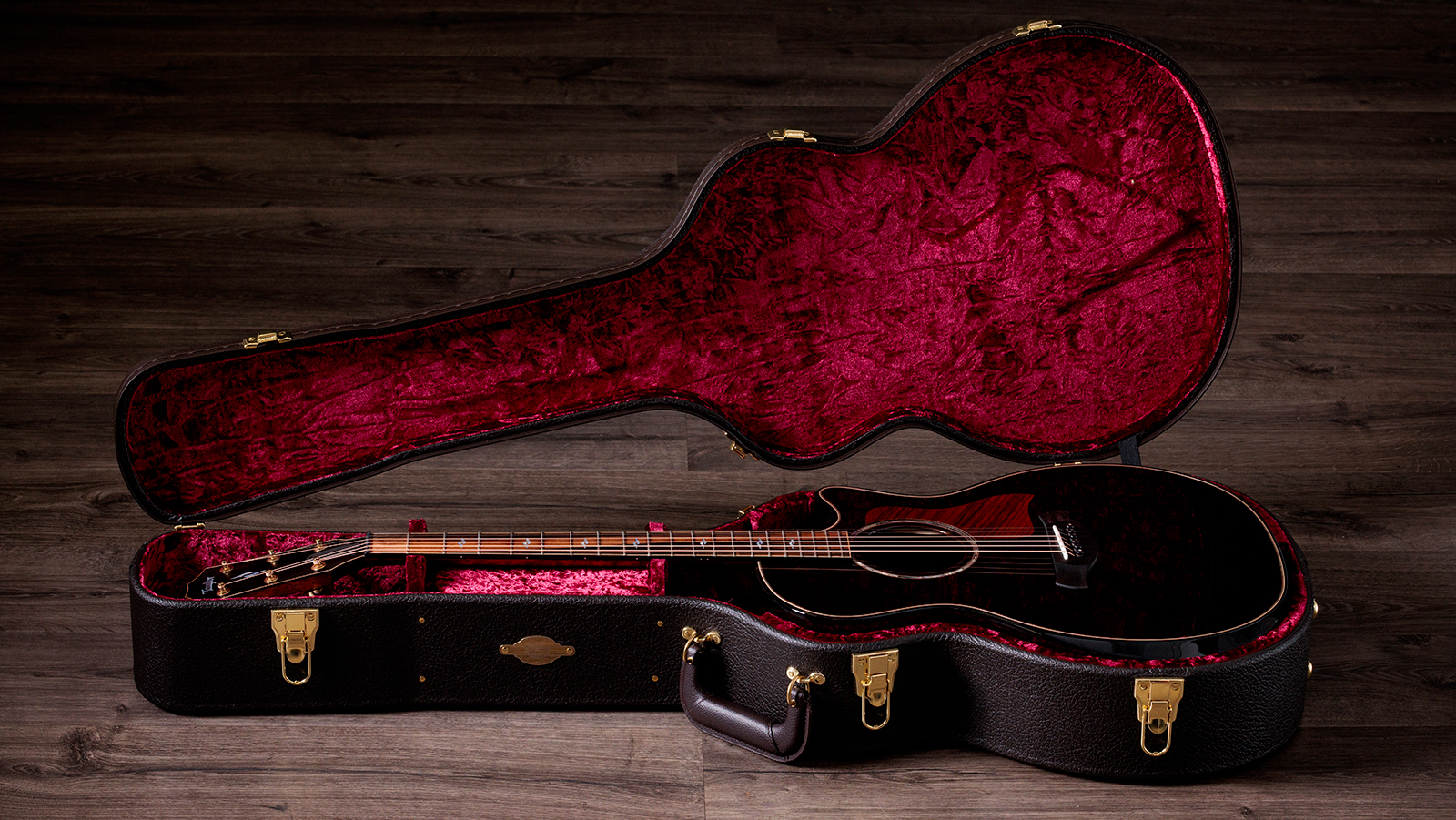 Taylor 814ce Builders Edition Next Gen. Grand Auditorium Cw Tout Epicea Palissandre Eb Claria - Blacktop & Kona Edgeburst - Guitarra folk - Variation 