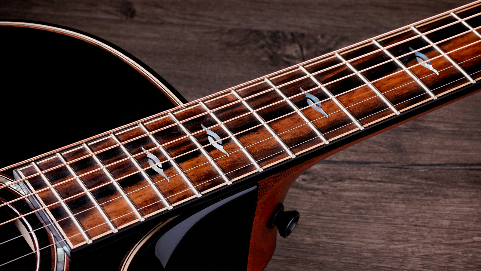 Taylor 814ce Builders Edition Next Gen. Grand Auditorium Cw Tout Epicea Palissandre Eb Claria - Blacktop & Kona Edgeburst - Guitarra folk - Variation 