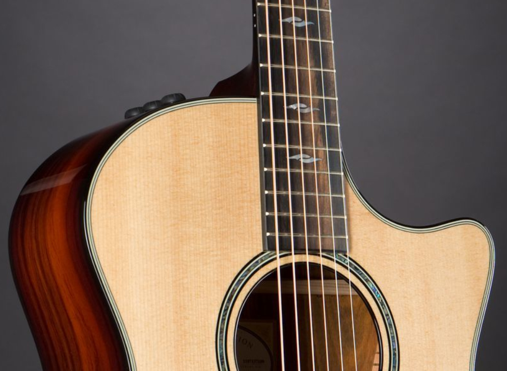 Taylor 814ce-ltd 2020 V-class Grand Auditorium Cw  Epicea Cocobolo Eb Es2 - Natural - Guitarra electro acustica - Variation 3