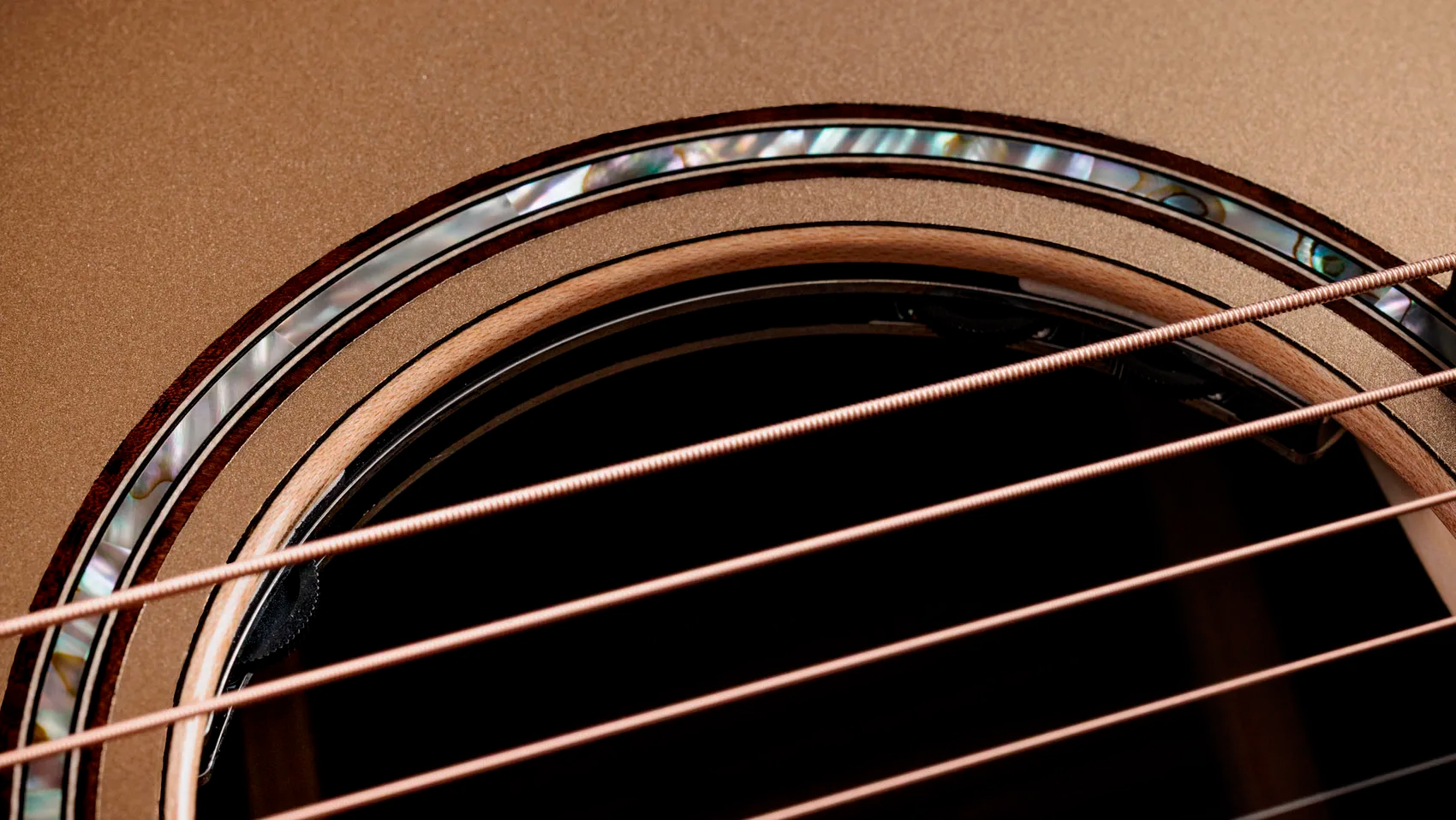 Taylor 814ce Ltd Casablanca Beige Top - Casablanca Beige Metallic - Guitarra folk - Variation 5
