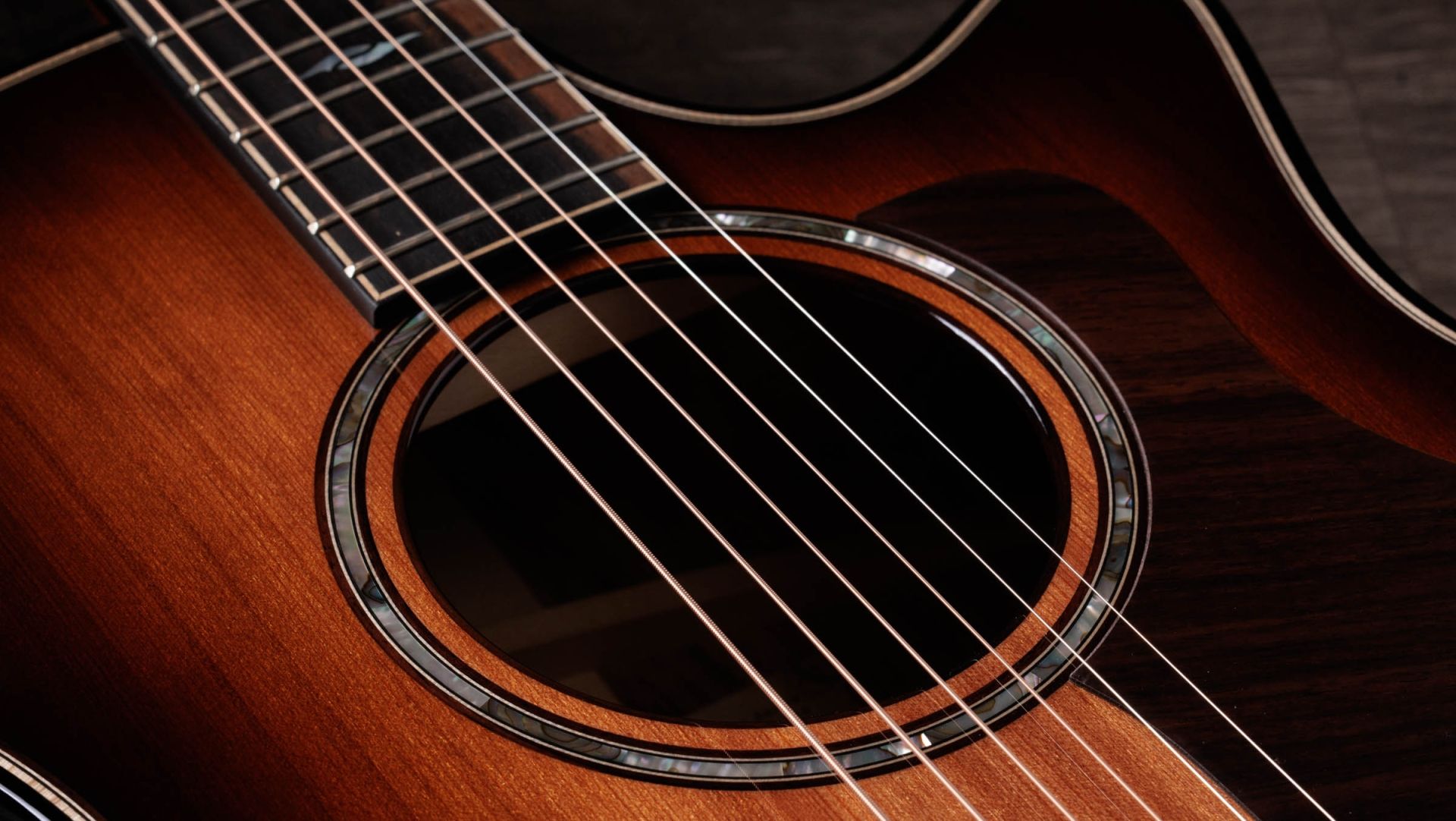 Taylor 814ce Redwood Builder's Edition Grand Auditorium Cw Cedre Palissandre Eb Es2 - Edgeburst - Guitarra folk - Variation 2
