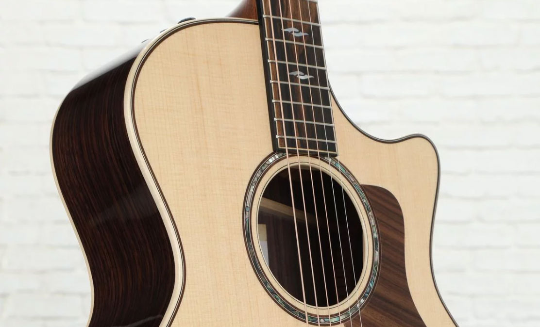 Taylor 814ce V-class 2018 Grand Auditorium Cw Epicea Palissandre Es2 - Natural - Guitarra electro acustica - Variation 2