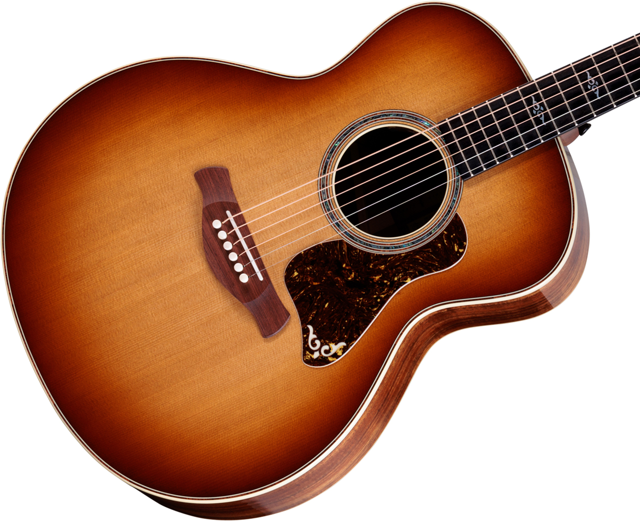 Taylor 814e Koa Gold Label Super Auditorium Cw Epicea Koa Eb Lr Baggs - Sunburst - Guitarra folk - Variation 2