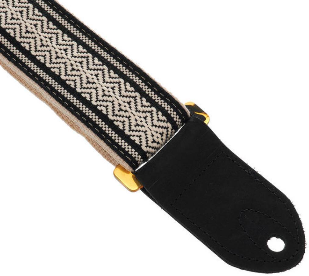 Taylor Academy Strap Wht-blk Jacquard Cotton 2 Inches - Correa - Variation 1