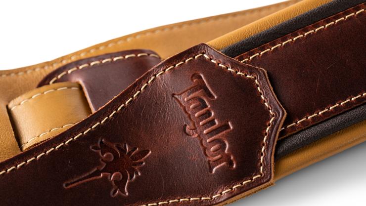 Taylor Ascension Strap Cordovan Leather 3.0 Inches Cordovan Black Butterscotch - Correa - Variation 3