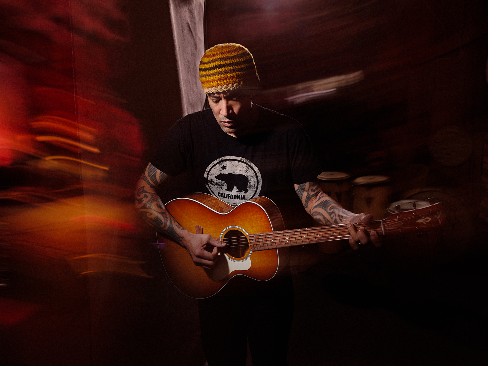 Taylor Ben Harper 512e Gold Label Signature Grand Concert Cw Epicea Acajou Eb Claria - Custom Shaded Edgeburst - Guitarra folk - Variation 11