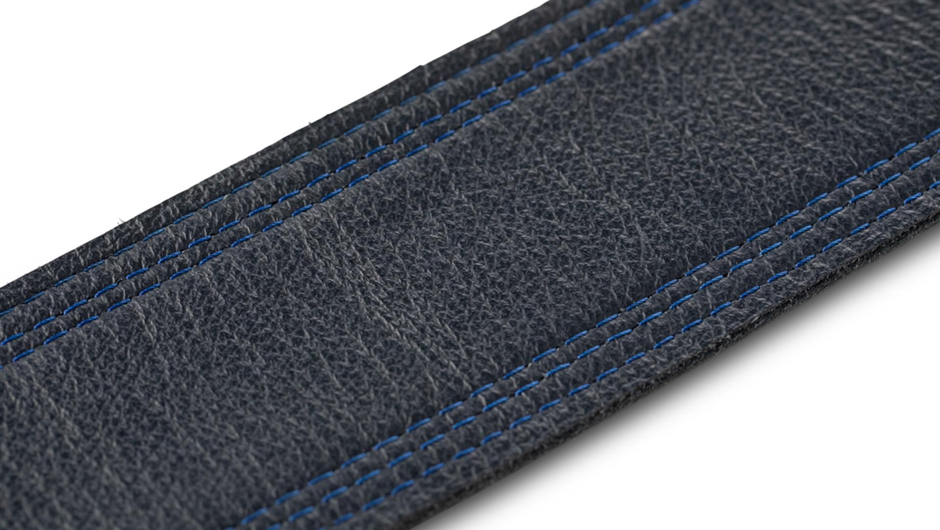 Taylor Blue Denim Guitar Strap 2.5-inc Navy Edge 4300-25 - Correa - Variation 2