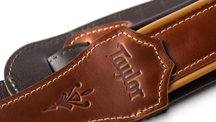 Taylor Century Strap Med Brown Leather 2.5 Inches Med Brown-butterscotch-black - Correa - Variation 1