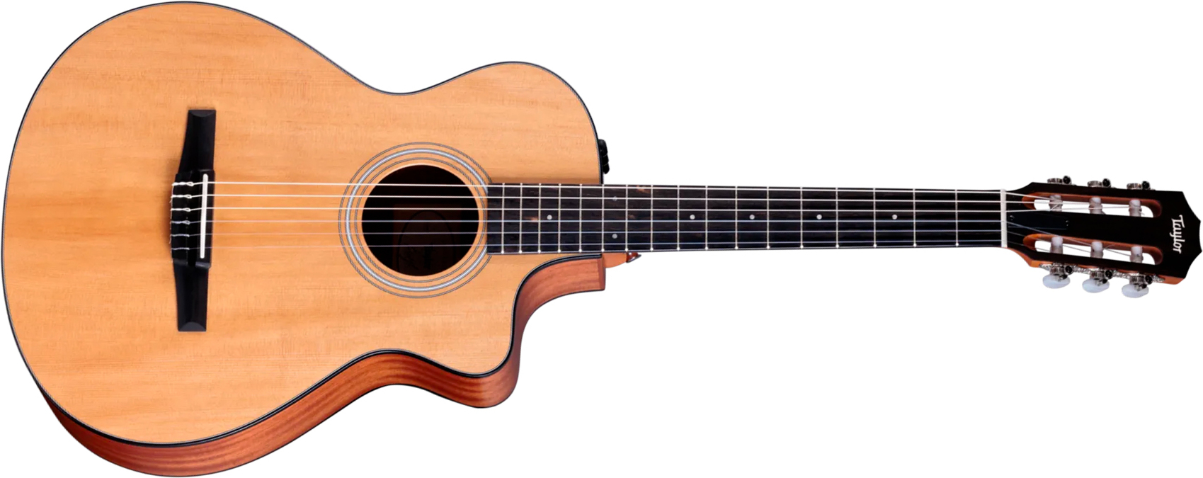 Taylor 112ce-n Grand Concert Cw Nylon Epicea Sapele Eb Esn - Natural Matte - Guitarra clásica 4/4 - Main picture