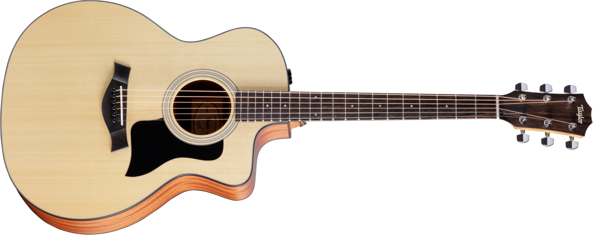 Taylor 114ce-s Grand Auditorium Cw Epicea Sapele Eb Es2 - Natural Satin - Guitarra electro acustica - Main picture