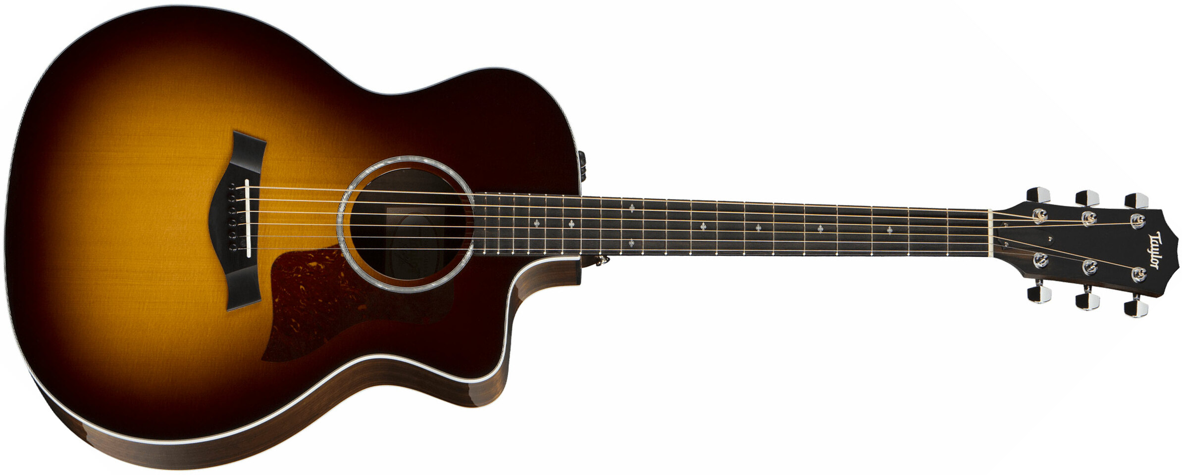 Taylor 214ce-cf Dlx Sb Grand Auditorium Cw Epicea Copafera Es2 - Sunburst - Guitarra electro acustica - Main picture