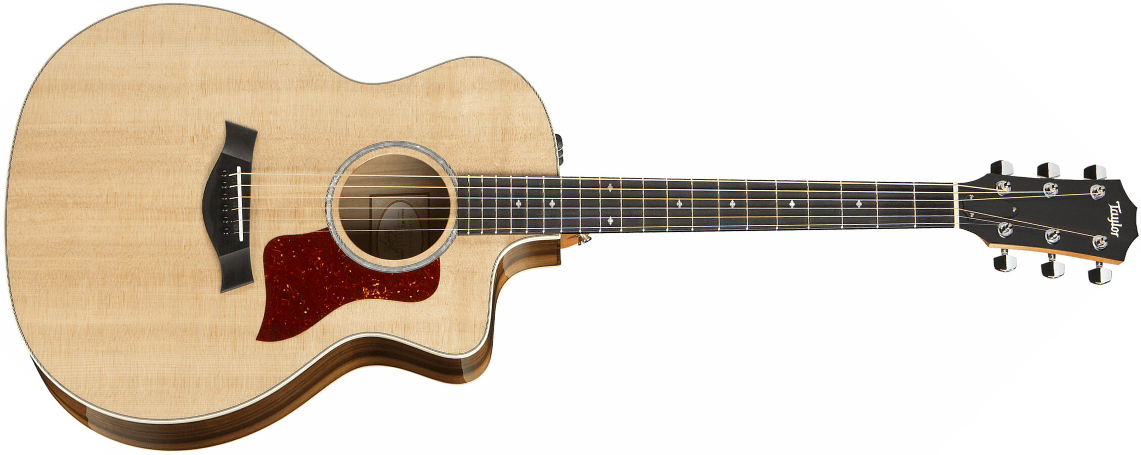 Taylor 214ce-k Dlx Auditorium Cw Epicea Koa Es2 - Natural - Guitarra electro acustica - Main picture