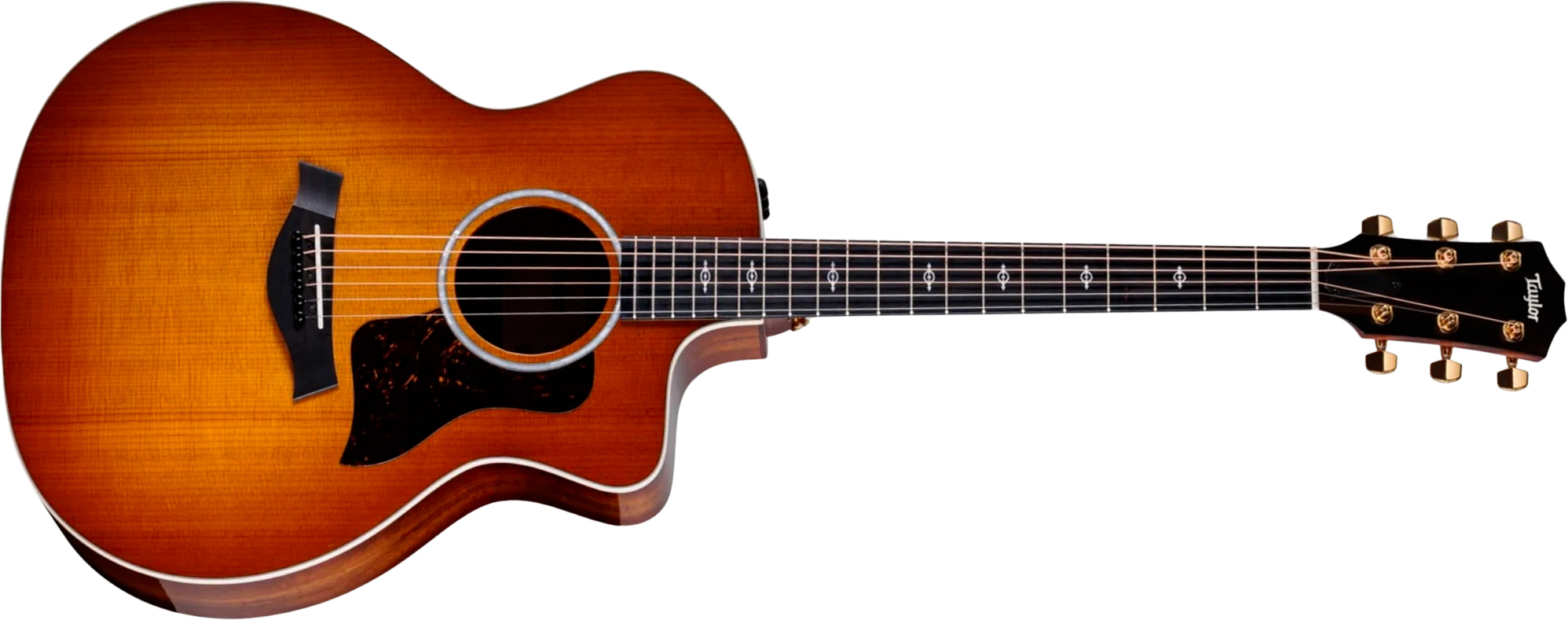 Taylor 214ce-k Dlx Special Edition Grand Auditorium Cw Epicea Palissandre Eb Es2 - Honeyburst - Guitarra folk - Main picture