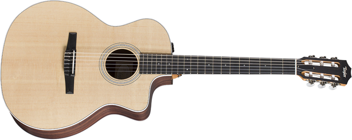 Taylor 214ce-n Grand Auditorium Cw Epicea Palissandre Eb Esn - Natural - Guitarra clásica 4/4 - Main picture