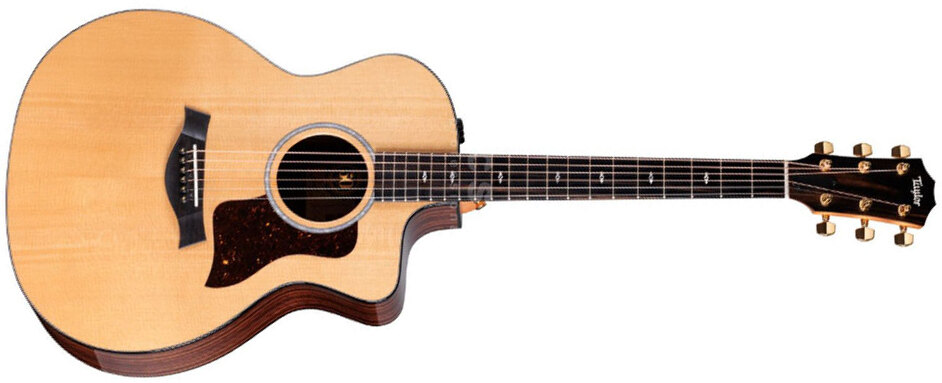 Taylor 214ce Plus 50th Ann. Ltd Cw Epicea Palissandre Eb Es2 - Natural - Guitarra folk - Main picture