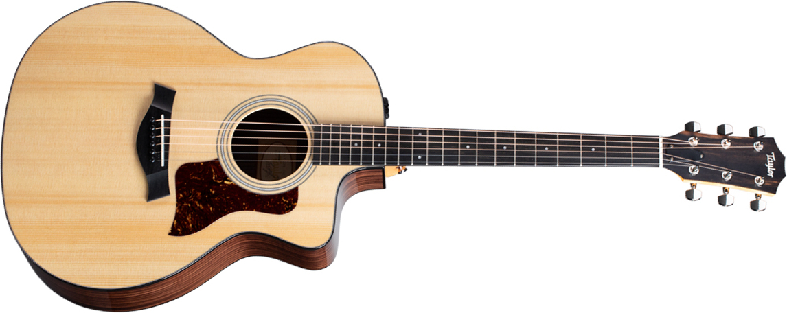 Taylor 214ce Plus Grand Auditorium Cw Epicea Palissandre Eb Es2 - Natural - Guitarra electro acustica - Main picture