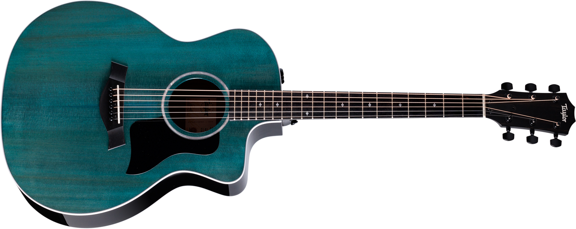 Taylor 214ce Plus Special Edition Grand Auditorium Cw Epicea Noyer Eb Es2 - Trans Blue - Guitarra folk - Main picture