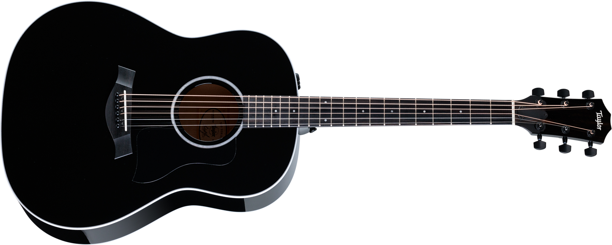 Taylor 217e-blk Plus Grand Pacific Epicea Erable Eb - Black - Guitarra folk - Main picture