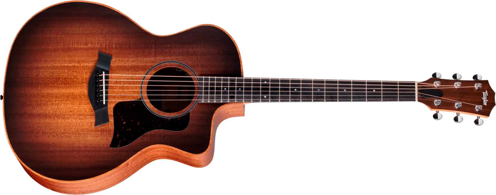 Taylor 24ce Sunset Blvd Grand Auditorium Cw Tout Sapele Eb - Edgeburst Matte - Guitarra folk - Main picture