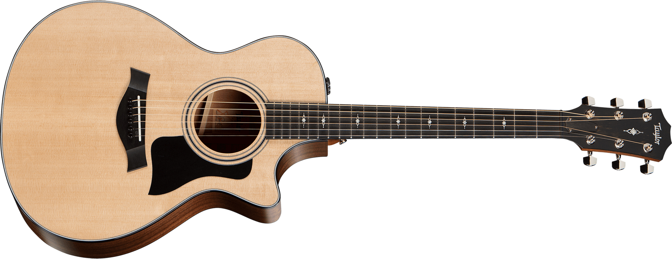 Taylor 312ce V-class 2019 Grand Concert Cw Epicea Sapele Eb Es2 - Natural Gloss Top - Guitarra folk - Main picture