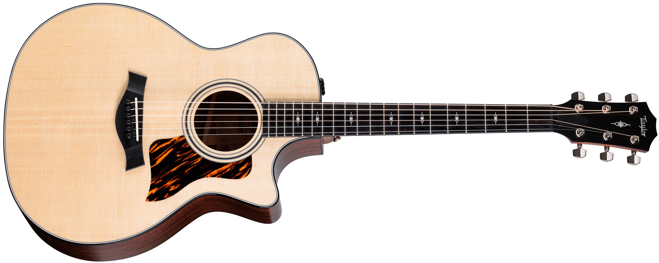 Taylor 314ce Firestripe Pickguard Grand Auditorium Cw Epicea Sapele Eb Es2 - Natural - Guitarra folk - Main picture