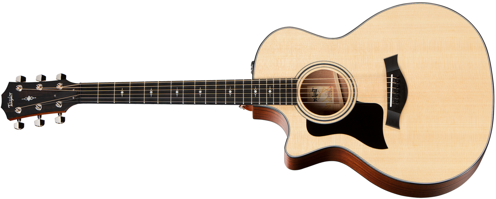 Taylor 314ce V-class Lh Gaucher Grand Auditorium Cw Epicea Sapele Eb Es2 - Natural - Guitarra electro acustica - Main picture