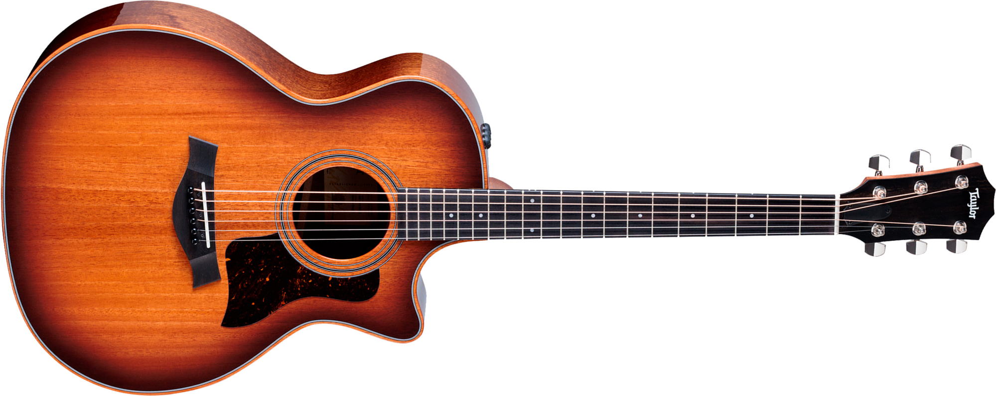 Taylor 324ce Studio Special Edition Next Gen. Grand Auditorium Cw Tout Acajou Eb Claria - Gloss Shaded Edgeburst Top - Guitarra folk - Main picture