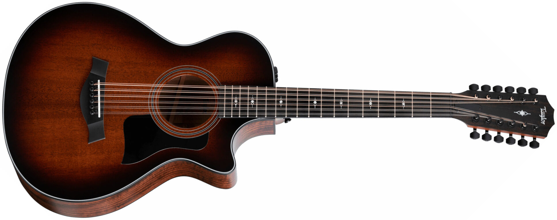 Taylor 362ce 12-string 12-fret Grand Concert Cw 12c Tout Acajou Eb Es2 - Natural Satin - Guitarra electro acustica - Main picture