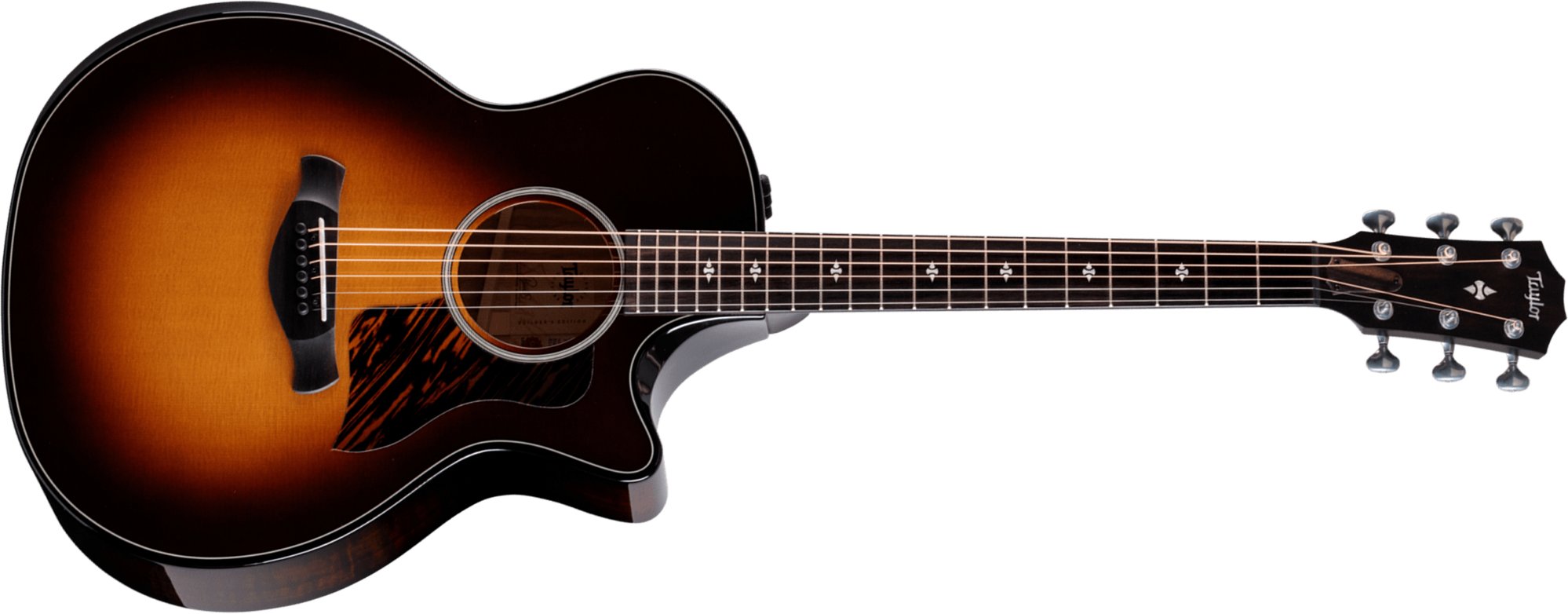 Taylor 514ce Builder's Edition Grand Auditorium Cw Epicea Shamel Ash Es2 Eb - Tobacco Kona Burst - Guitarra folk - Main picture
