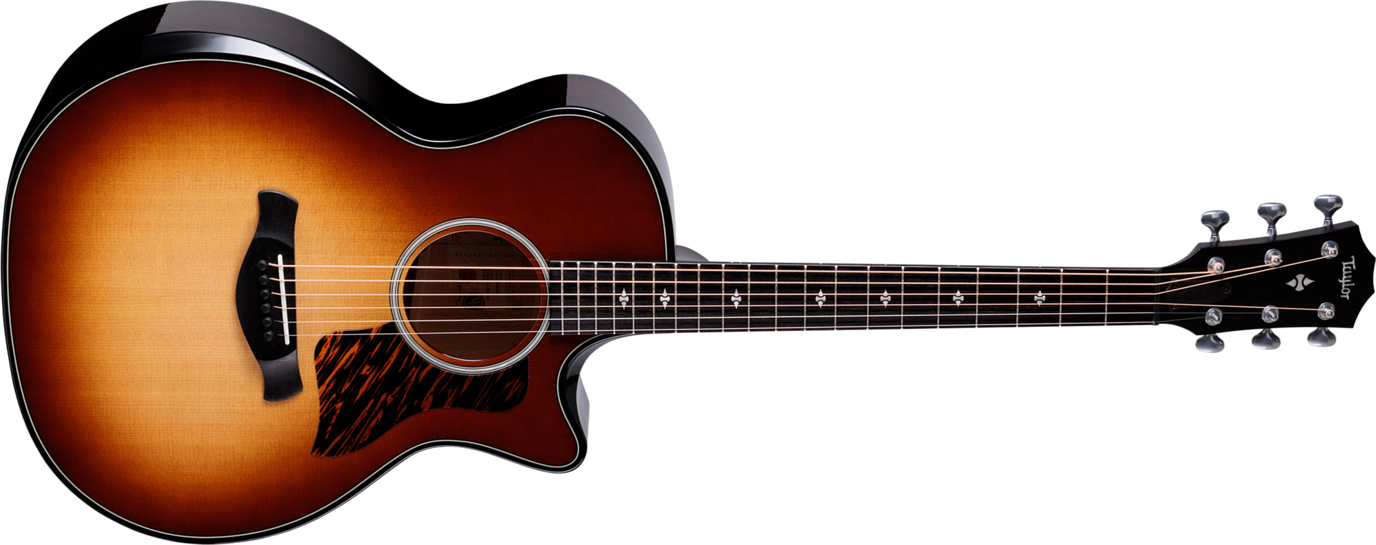 Taylor 514ce Builders Edition Next Gen. Grand Auditorium Cw Epicea Frene Eb Claria - Kona Burst - Guitarra folk - Main picture