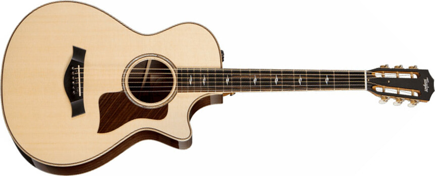 Taylor 812ce 12-fret 2015 Grand Concert Cw Epicea Palissandre Es2 - Natural - Guitarra electro acustica - Main picture