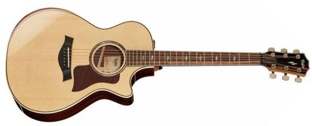 Taylor 812ce 12-fret Dlx V-class 2019 Grand Concert Cw Epicea Palissandre Eb Es2 - Natural - Guitarra folk - Main picture