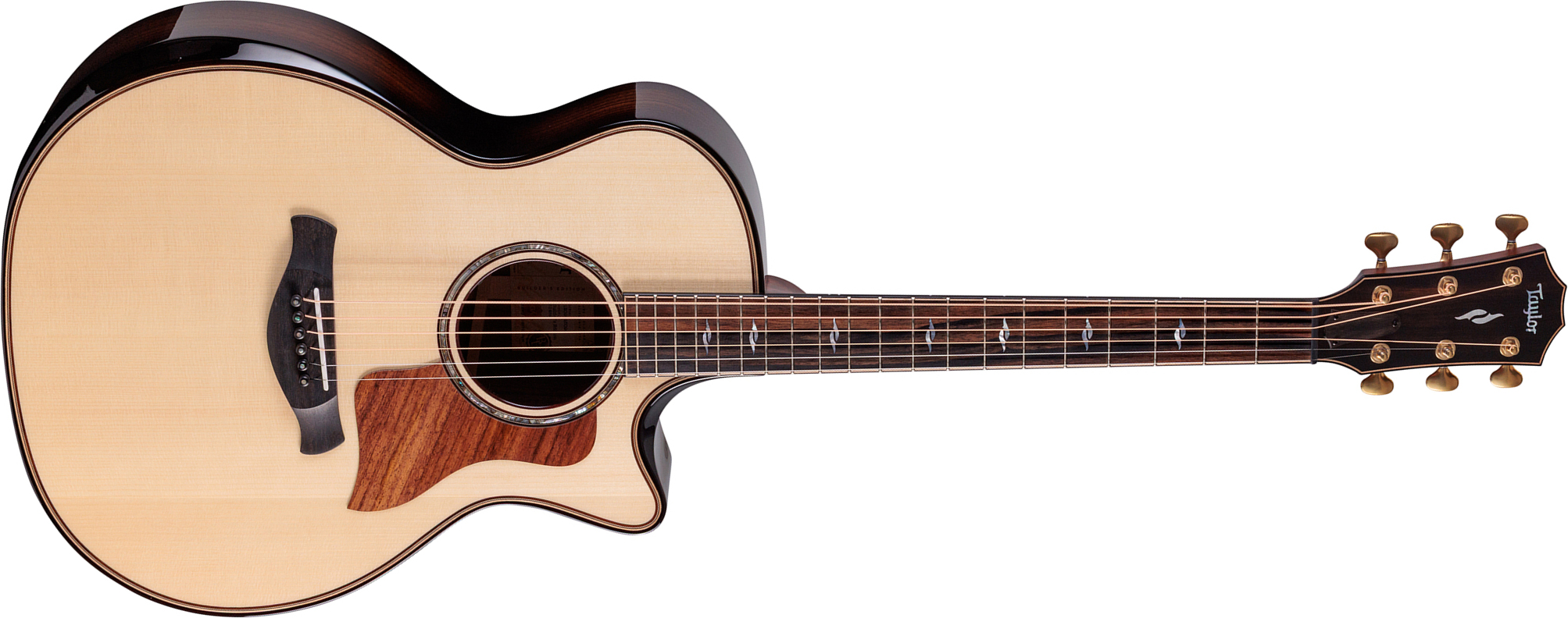 Taylor 814ce Builders Edition Next Gen. Grand Auditorium Cw Tout Epicea Palissandre Eb Claria - Natural - Guitarra folk - Main picture