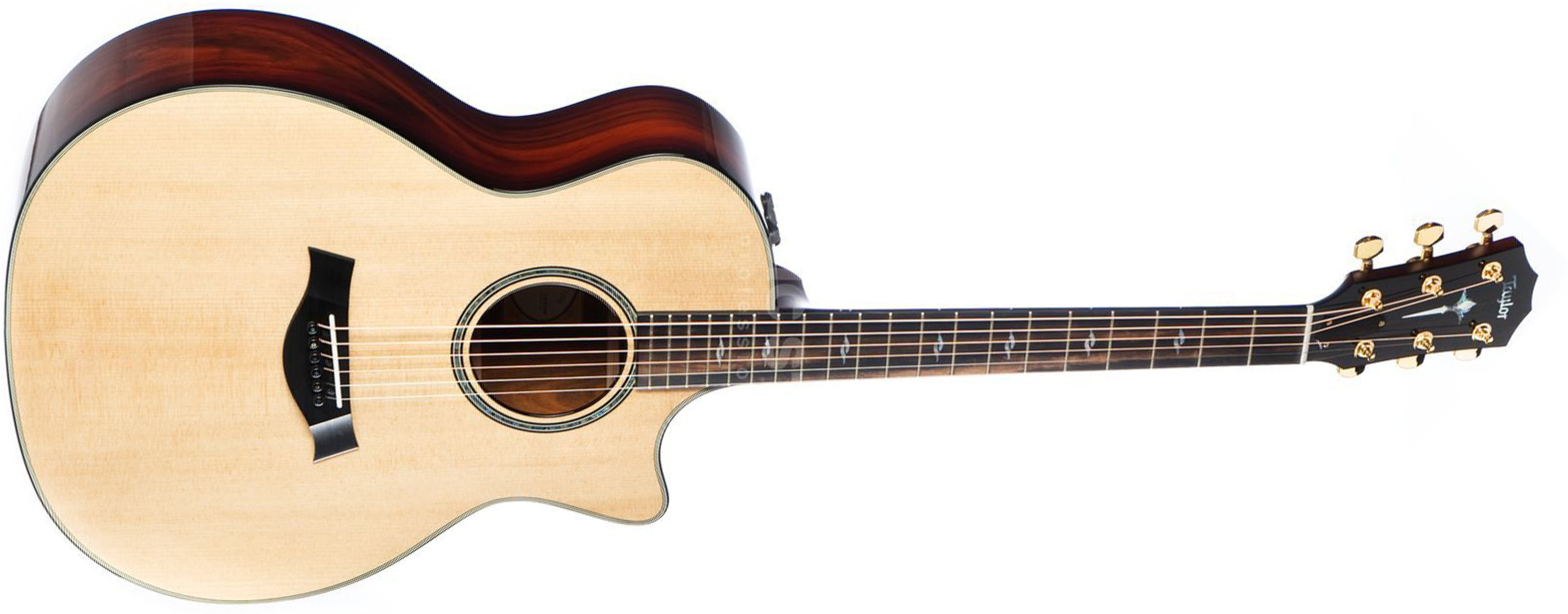 Taylor 814ce-ltd 2020 V-class Grand Auditorium Cw  Epicea Cocobolo Eb Es2 - Natural - Guitarra electro acustica - Main picture