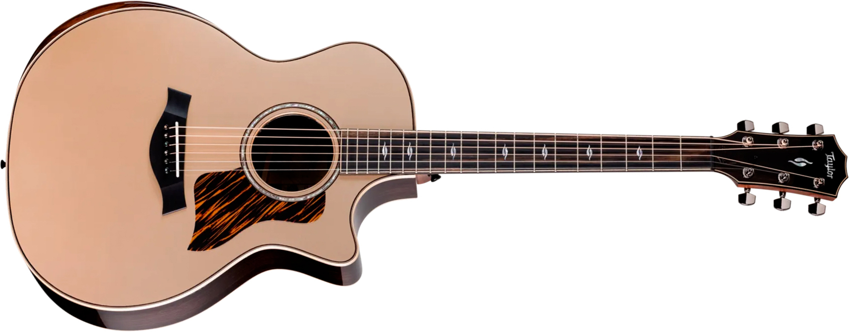 Taylor 814ce Ltd Casablanca Beige Top - Casablanca Beige Metallic - Guitarra folk - Main picture