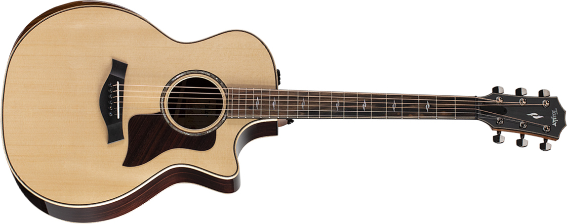 Taylor 814ce V-class 2021 Grand Auditorium Cw Epicea Palissandre Eb - Natural - Guitarra electro acustica - Main picture