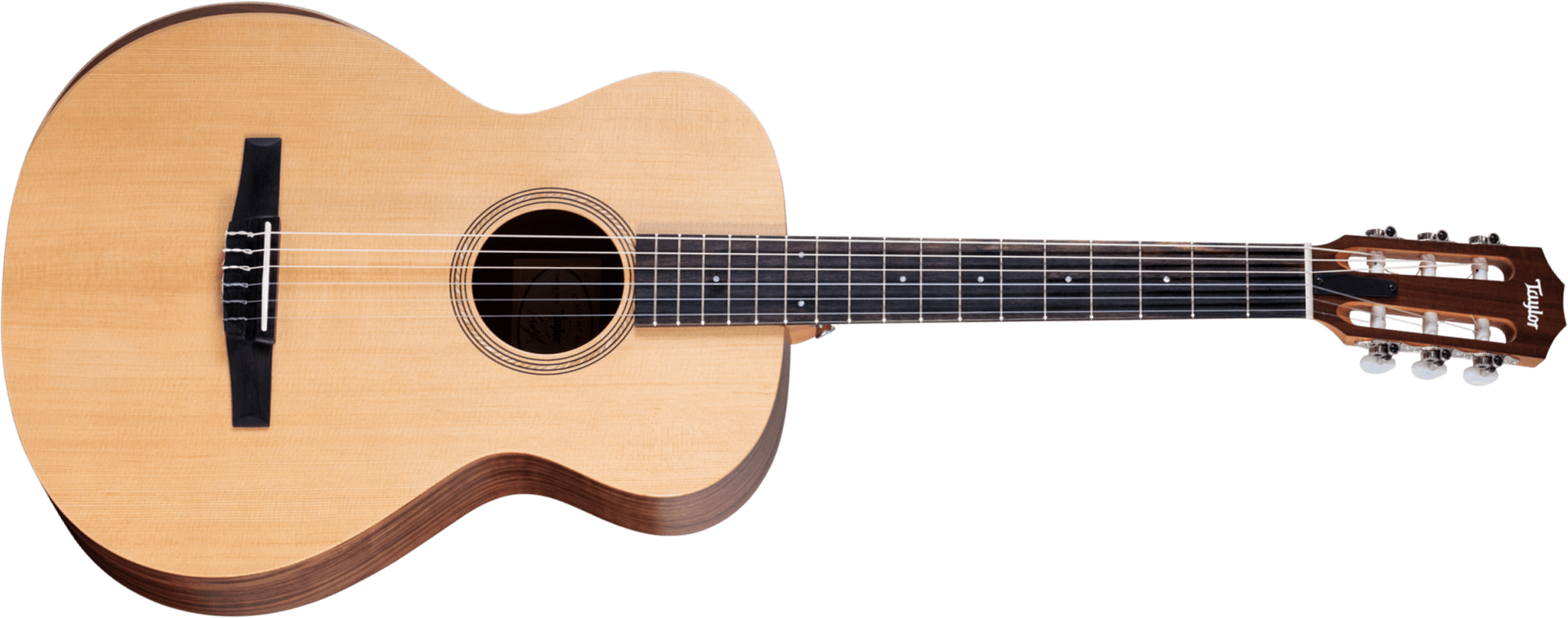 Taylor Academy 12e-n 2024 Grand Concert Epicea Noyer Eb Esb - Natural Matte - Guitarra clásica 4/4 - Main picture