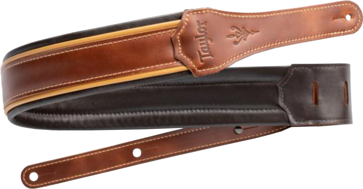 Taylor Century Strap Med Brown Leather 2.5 Inches Med Brown-butterscotch-black - Correa - Main picture