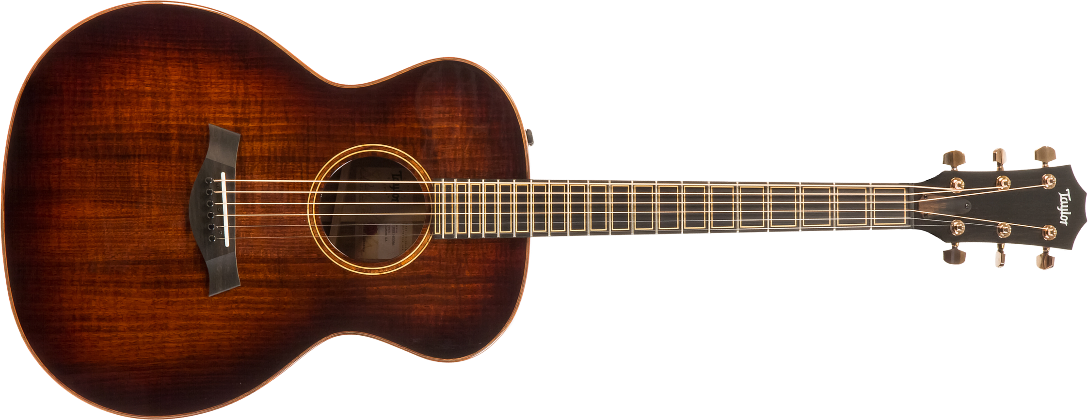 Taylor Custom Ga-e V-class Grand Auditorium Cw Tout Blackwood Eb Es2 #1202140098 - Shaded Edgeburst - Guitarra electro acustica - Main picture