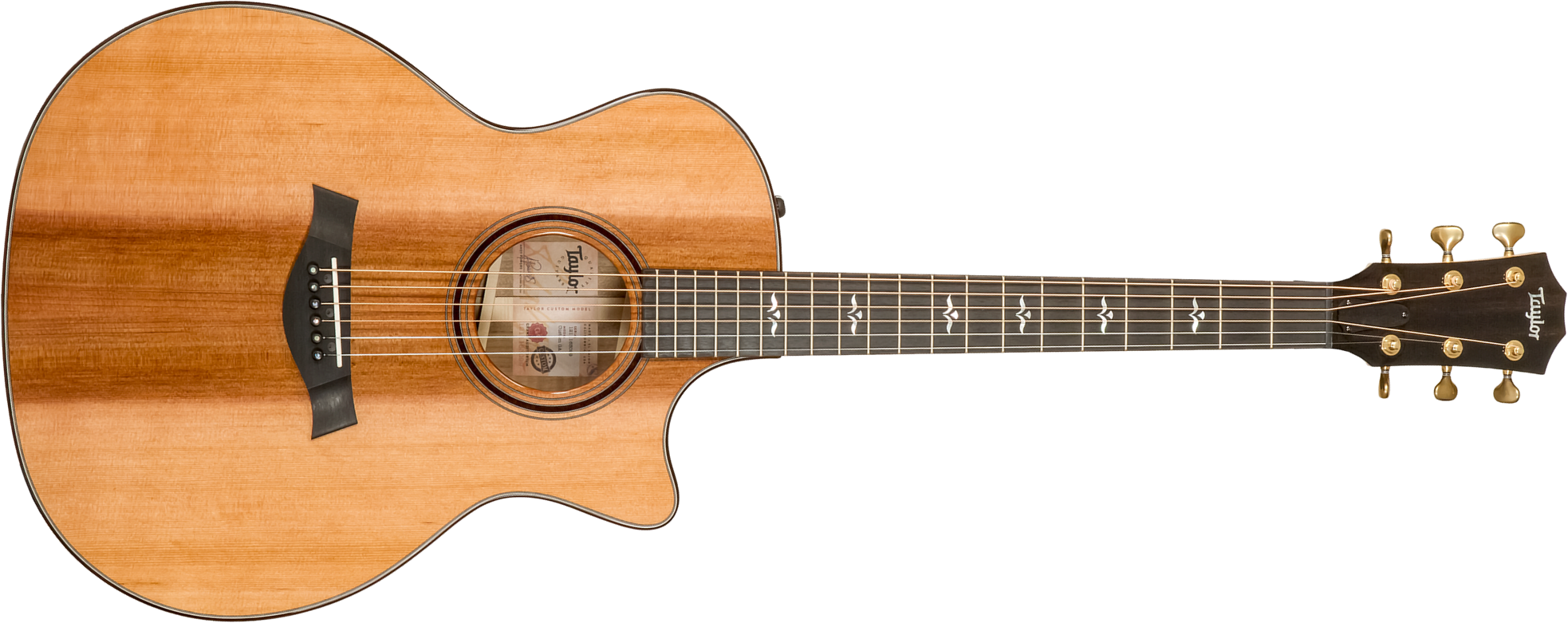 Taylor Custom Shop Ga-e Grand Auditorium Cw Cedre Myrte Eb Es2 #1211163099 - Natural - Guitarra folk - Main picture