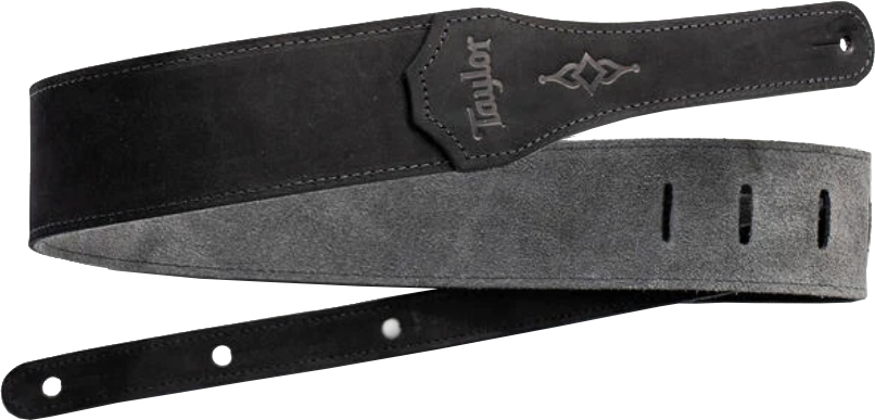 Taylor Gemstone Strap Sanded Suede Black 2.5 Inches - Correa - Main picture