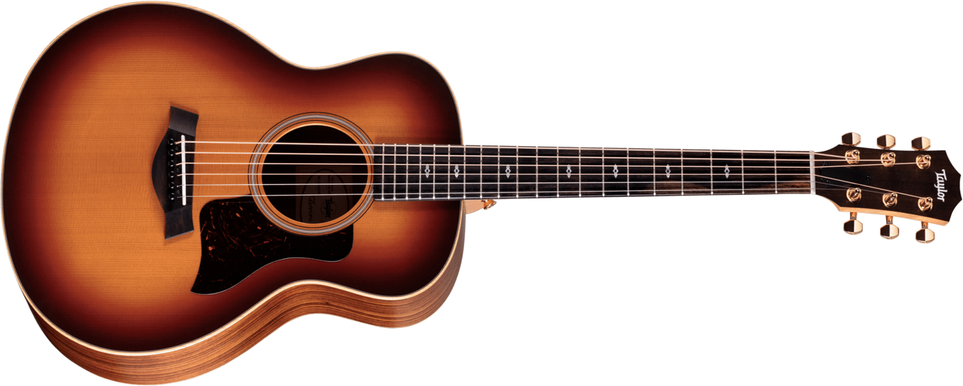 Taylor Gs Mini-e Rosewood Sunset Blvd Seb Parlor Shsc Epicea Sapele Eb Esb - Sunset Edgeburst Matte - Guitarra folk - Main picture