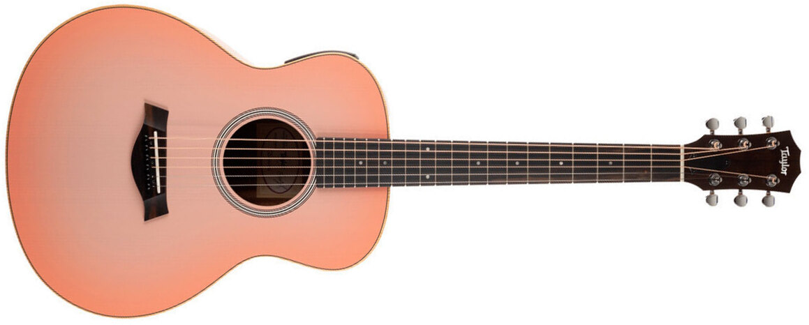 Taylor Gs Mini-e Special Edition Parlor Shsc Epicea Sapele Eb Esb - Sakuraburst - Guitarra folk - Main picture