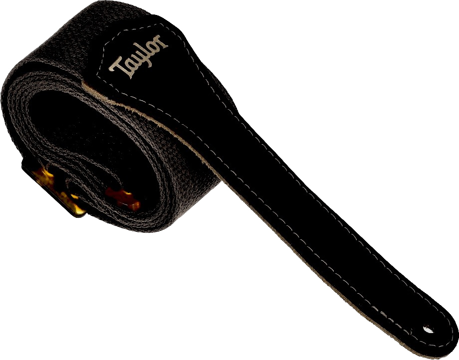 Taylor Gs Mini Guitar Strap Cotton 2-inches Black 4013-20 - Correa - Main picture